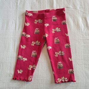 Gymboree girls 6-12 months puppy leggings